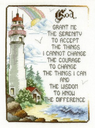 Lighthouse Serenity Prayer--Finished September 2004