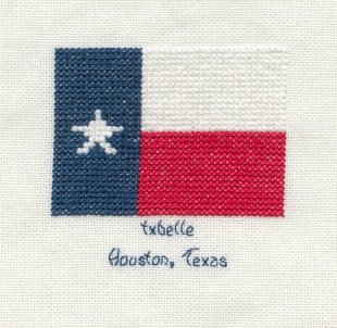 Texas State Flag-Completed March 2002
